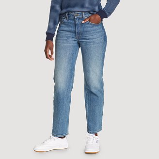 Women's Ankle Length High-Rise Jeans: 26", 29", 32" Inseams
