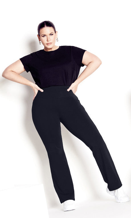 Supima Bootleg Legging Black - petite