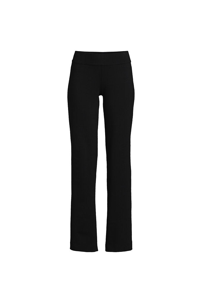 Women's Starfish Mid Rise Straight Leg Elastic Waist Pull On Pants
