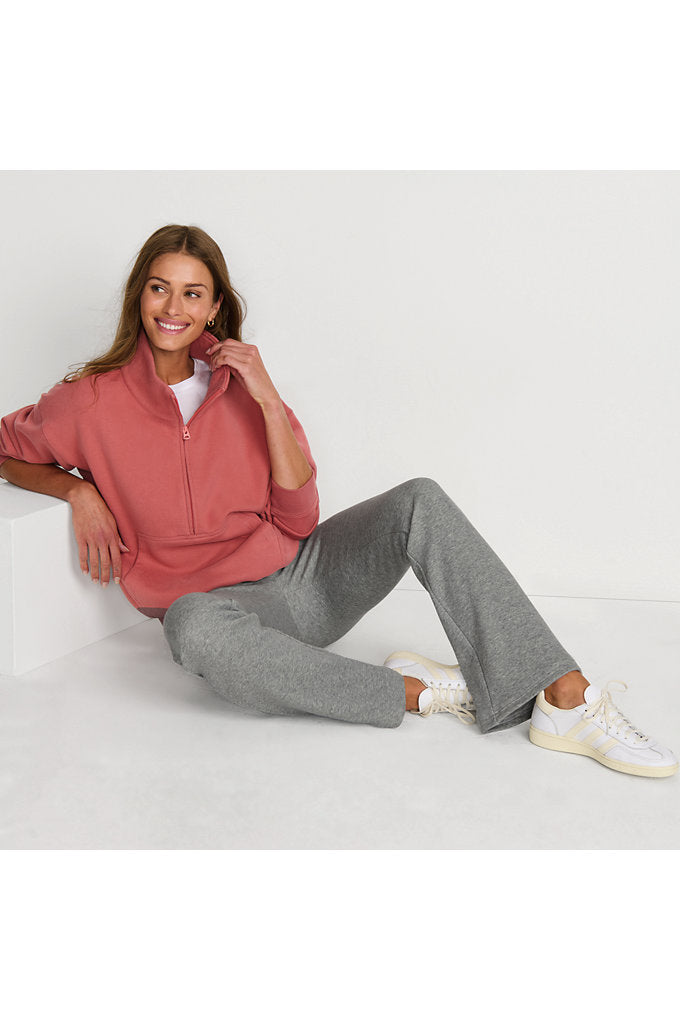 High Rise Serious Sweats Fleece Lined Pocket Bootcut Pants