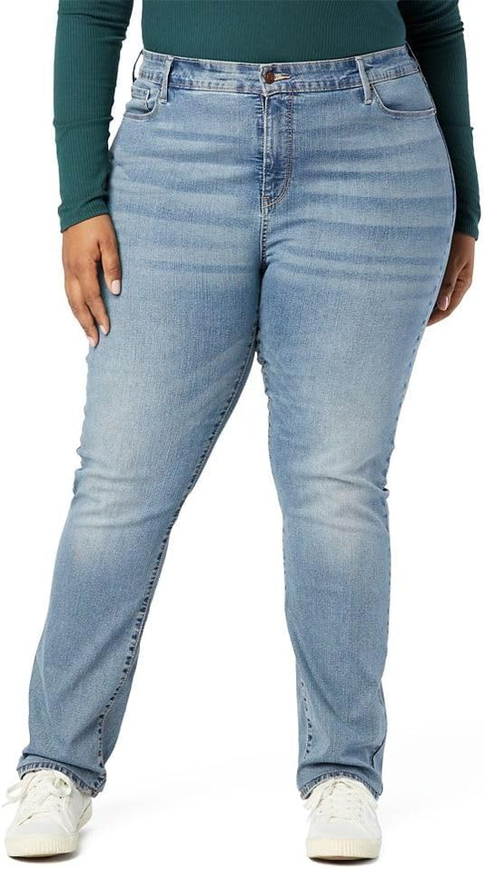 Women's Curvy Totally Shaping Straight Jeans