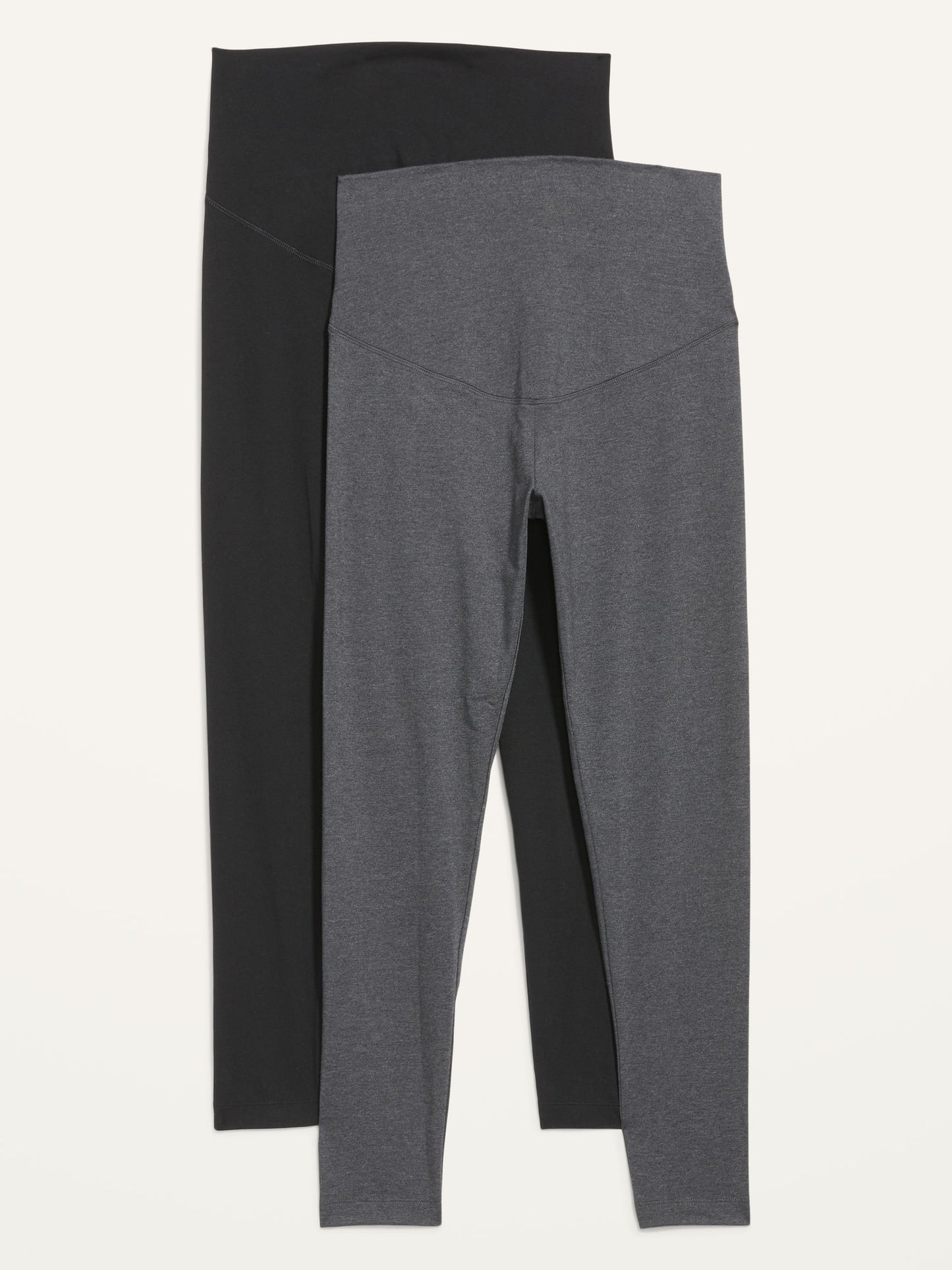Full Length Maternity Leggings: 2-Pack in 27" Inseam