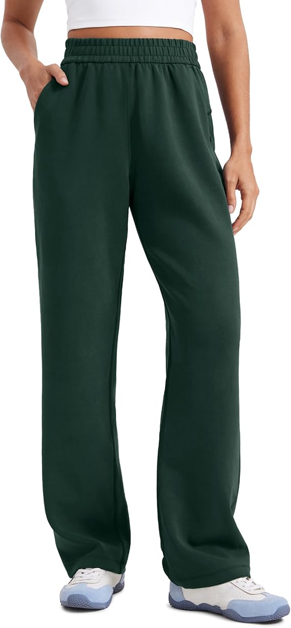 High Waisted Wide Leg Sweatpants 29", 31" Inseams