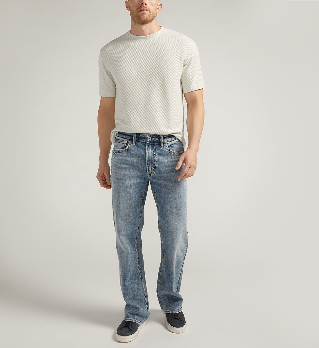 Silver Jeans Zac Relaxed Fit Straight Leg Jeans