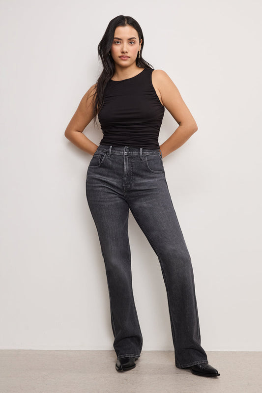 Tall Plus Size Bootcut Cowboy Jeans: 35" Inseam