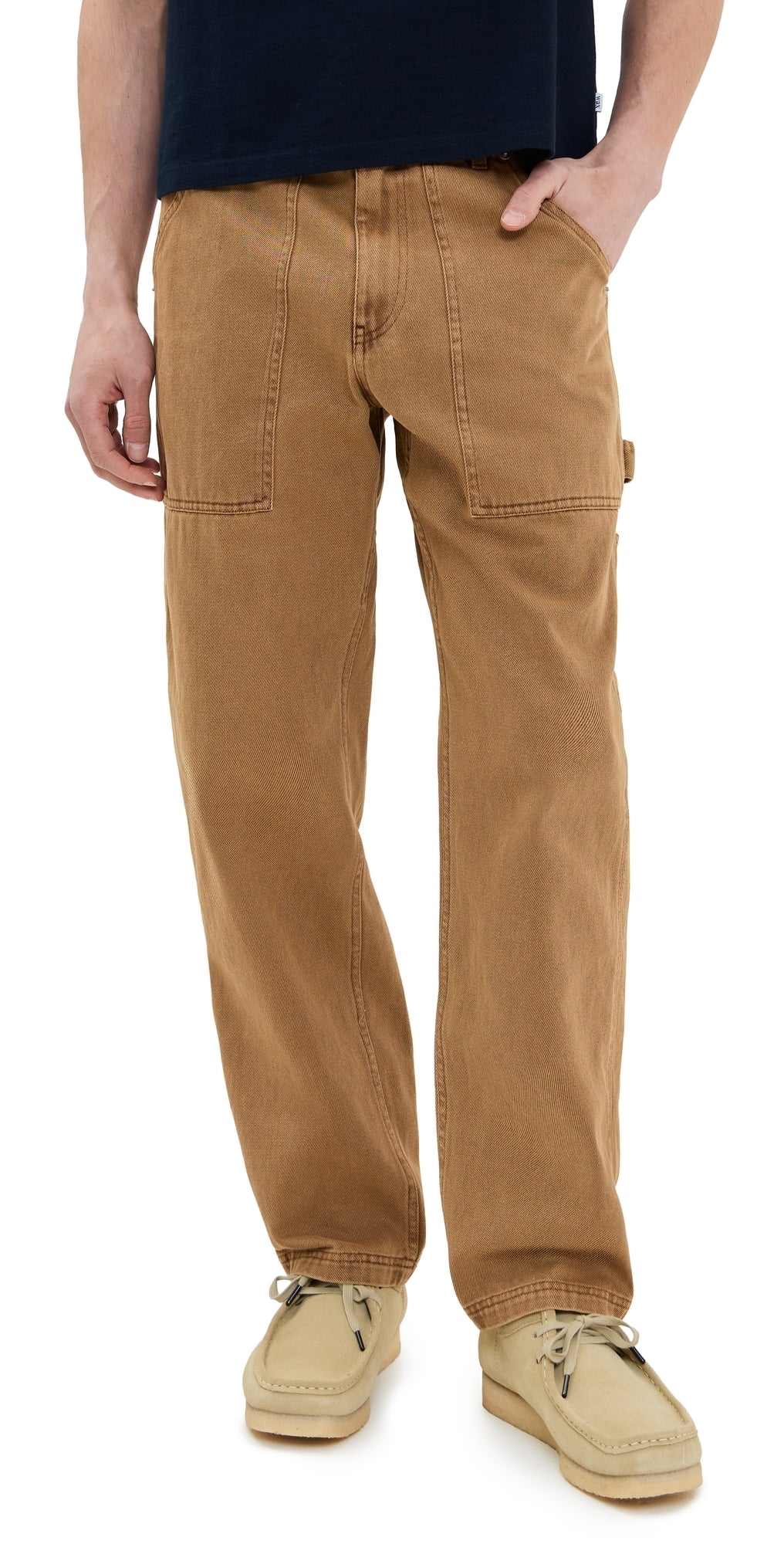 Men's Brown Painter Jeans: 31.5" Inseamay 30