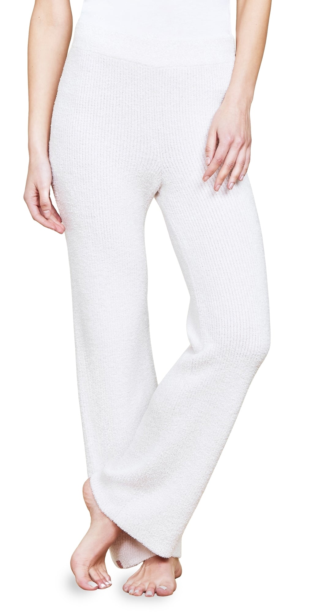 Petite Pull-on Comfy Ribbed Lounge Pants: 29" Inseam