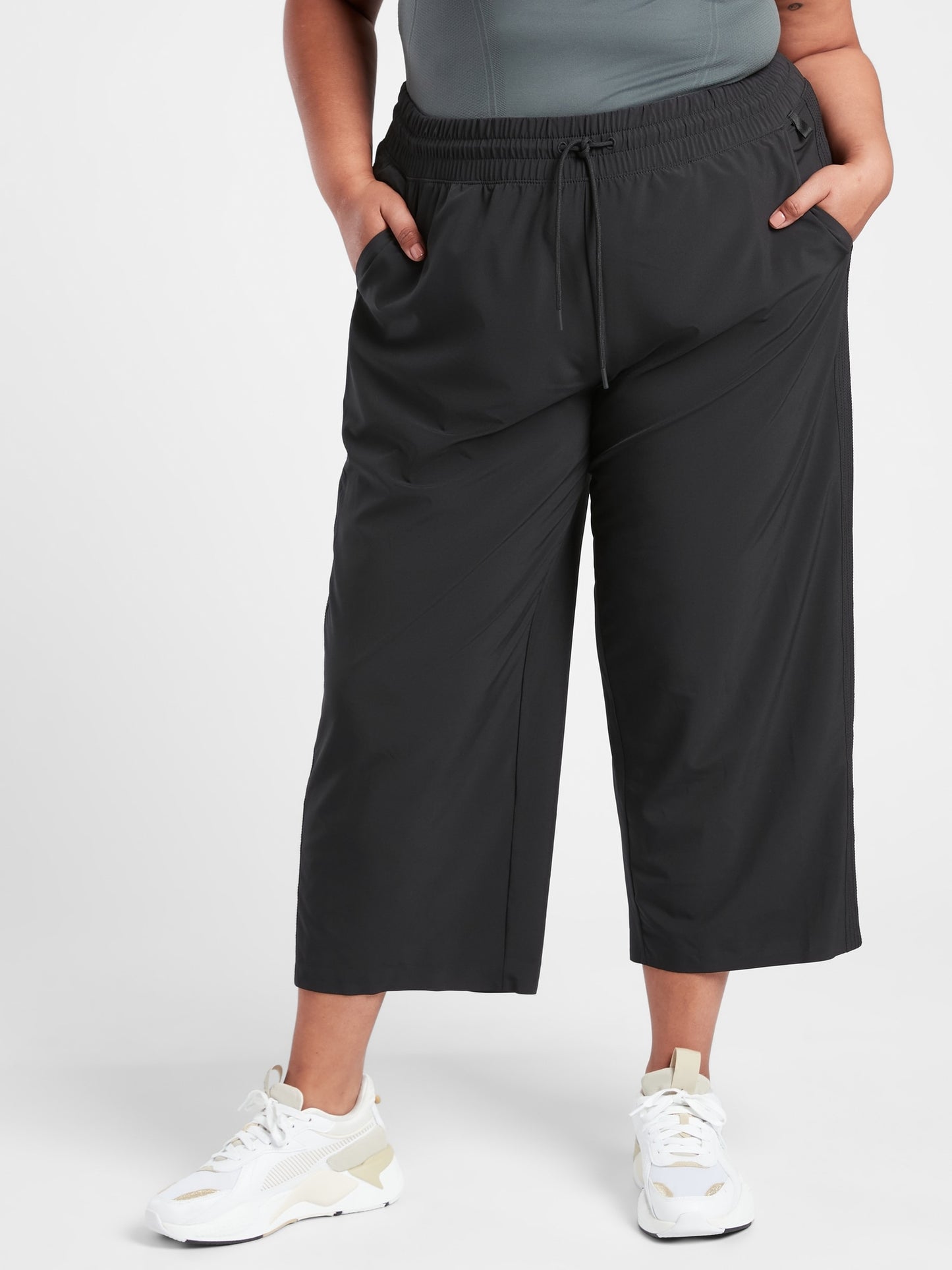 Athleta Avenue Wide Leg Crop Pant