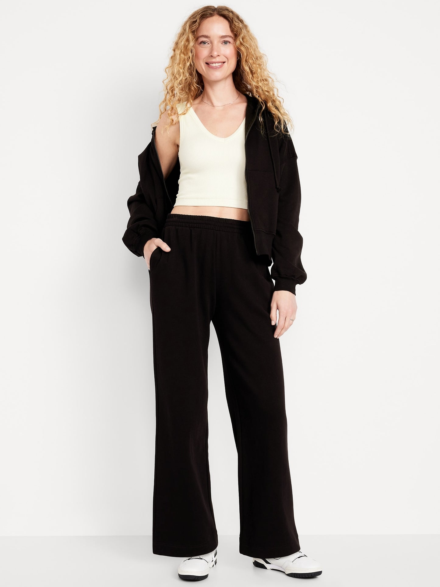 Women's Wide Leg Sweatpants: 28.5", 30.5", 33.5" Inseams