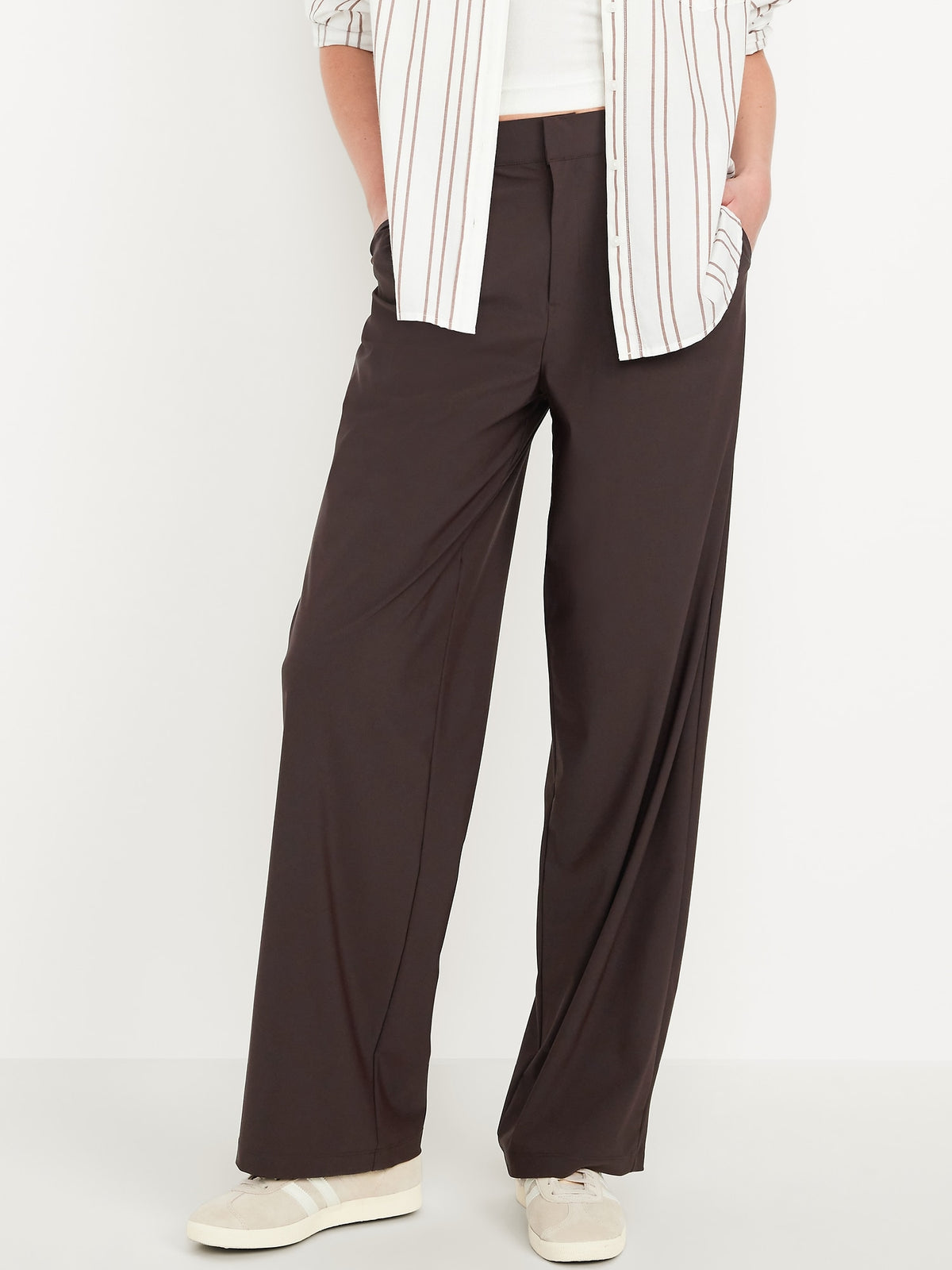Women's Wide-Leg Tech Trouser Pants: 28.5", 30.5", 33.5" Inseams