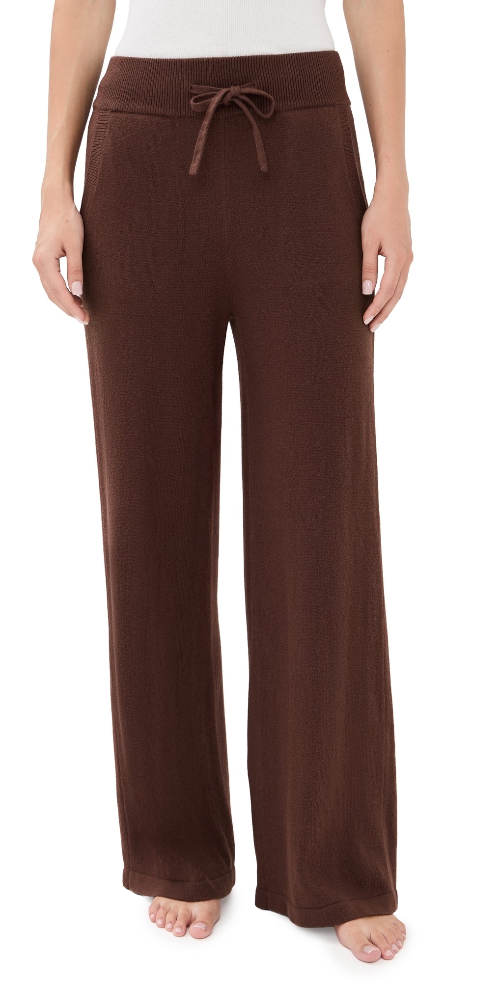 Chocolate Recycled Sweater Pants 27 Inseam
