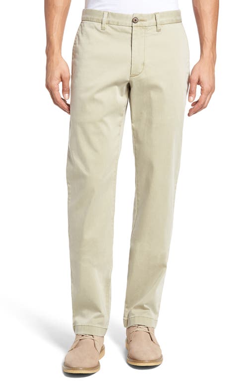 Boracay Straight Leg Flat Front Pants in Khaki