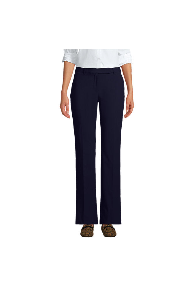 Washable Wool Straight Modern Pants