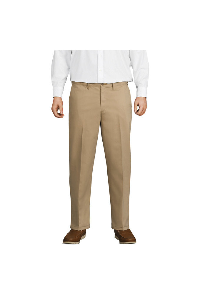 Men's Big and Tall Comfort Waist No Iron Chino Pants