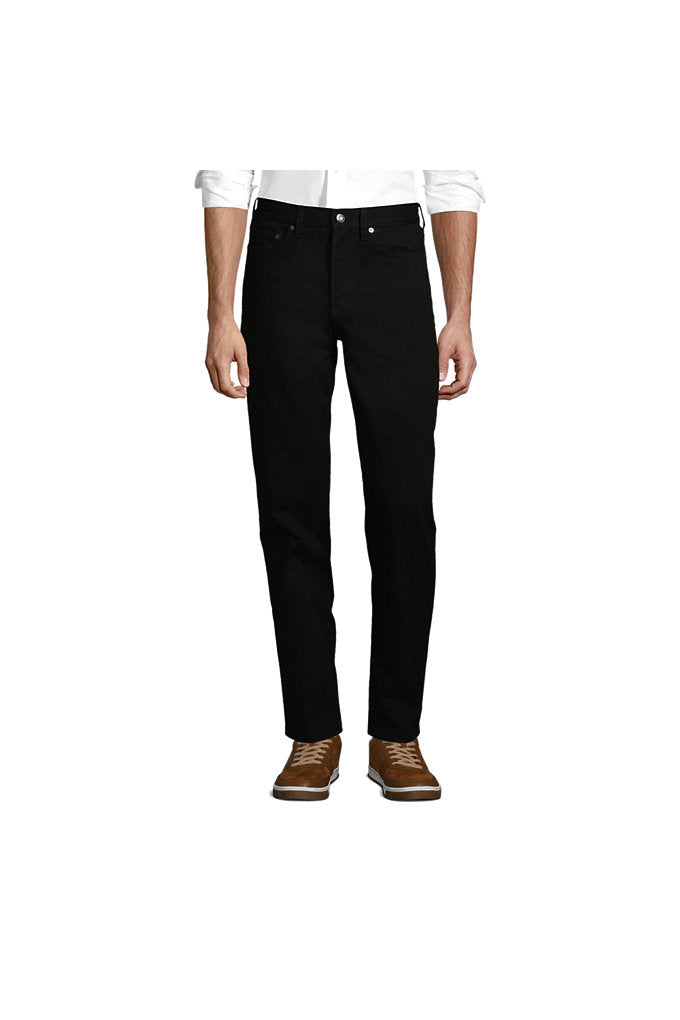 Men's Traditional Fit Black Jeans