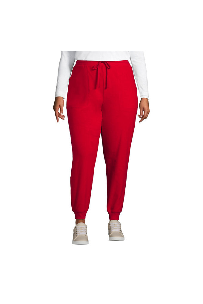 Women's Plus Size Tie Waist T100 Fleece Jogger Pants