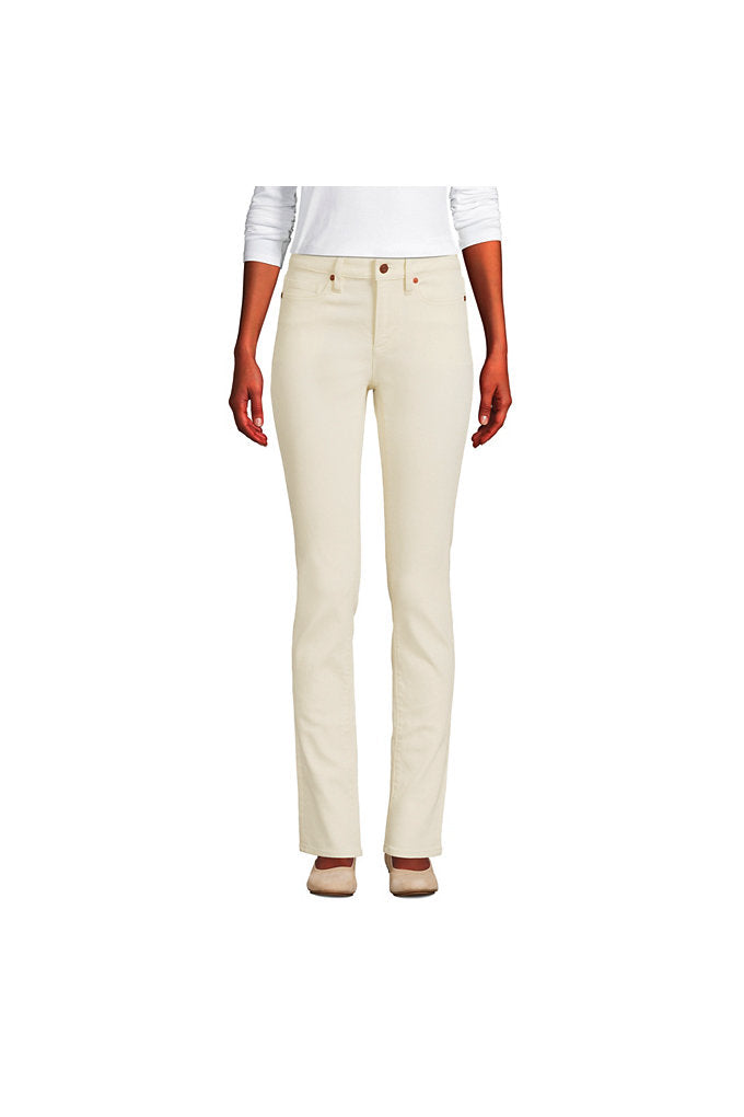 Women's Recycled Denim Mid Rise Straight Leg Jeans