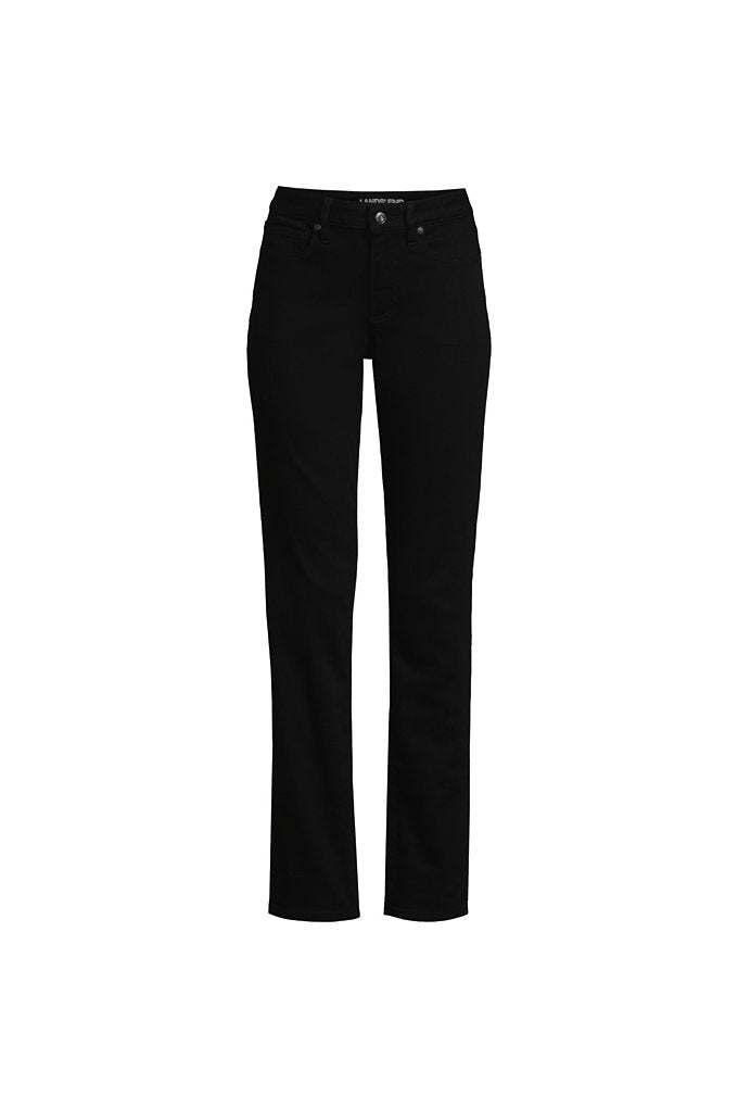 Women's Mid Rise Boyfriend Jeans - Black