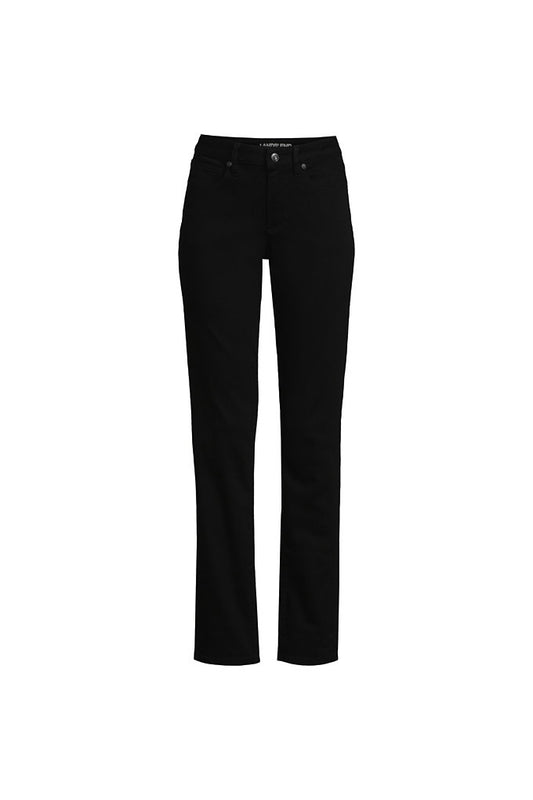 Women's Mid Rise Boyfriend Jeans - Black