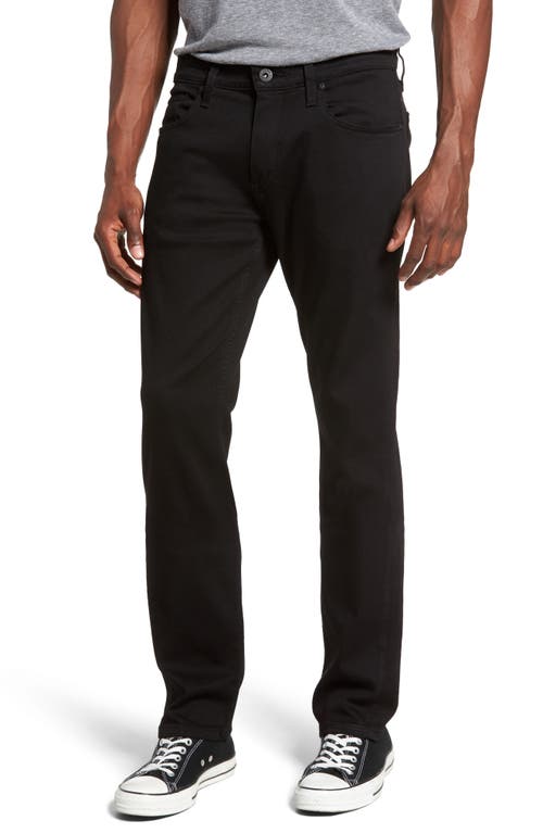 Federal Slim Straight Leg Jeans in Black Shadow