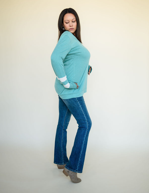 Tall Plus Size Midrise Bootcut Jeans in Medium Wash: 35.5", 36", 37.5", 38" Inseam