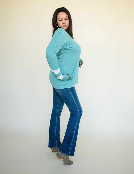 Tall Plus Size Midrise Bootcut Jeans in Medium Wash: 35.5", 36", 37.5", 38" Inseam