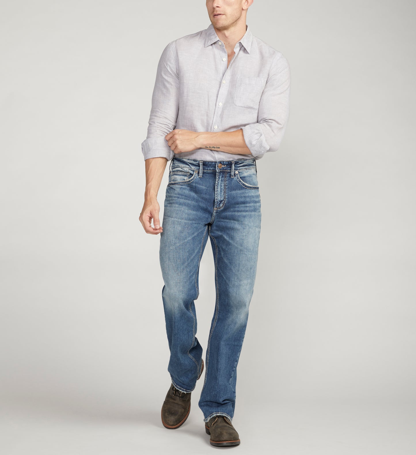 Silver Jeans Zac Relaxed Fit Straight Leg Jeans