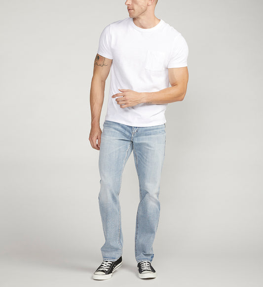 Eddie Athletic Fit Tapered Leg Jeans