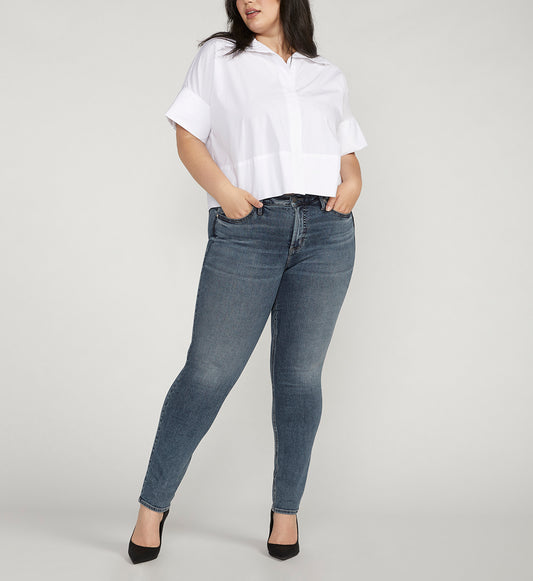 Most Wanted Mid Rise Straight Leg Jeans Plus Size
