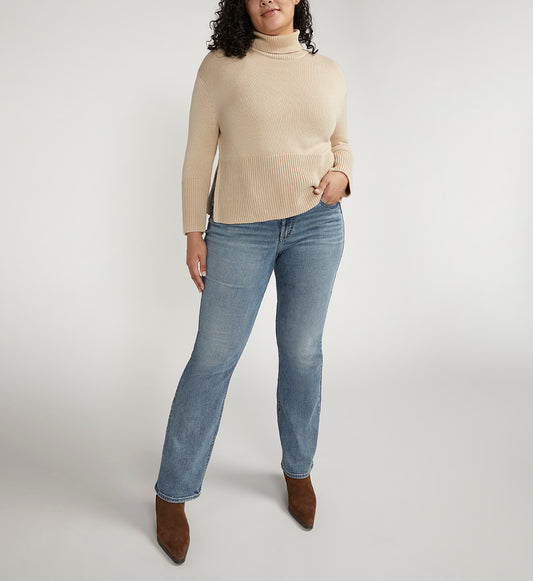 Suki Mid Rise Slim Bootcut Jeans Plus Size