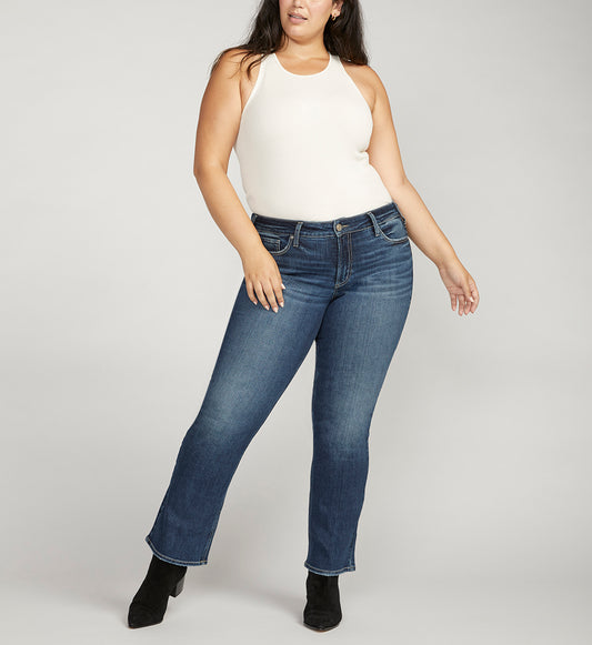 Silver Jeans Suki Mid Rise Slim Bootcut Jeans Plus Size