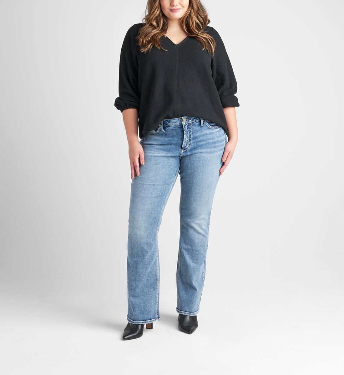Silver Jeans Suki Mid Rise Bootcut Jeans Plus Size