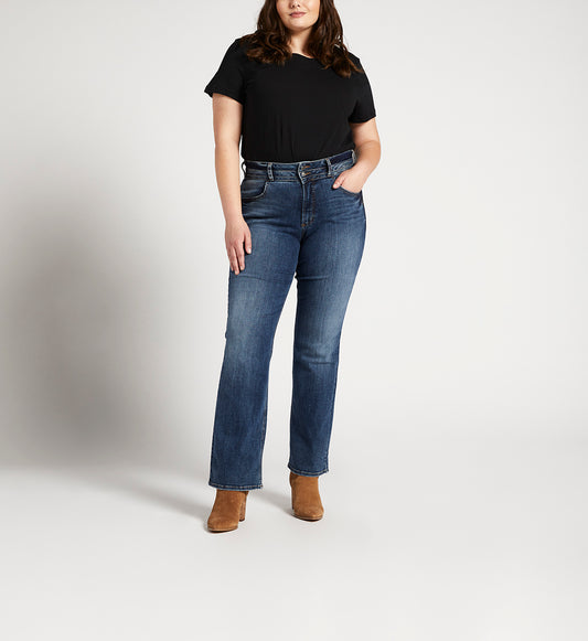 Silver Jeans Avery High Rise Slim Bootcut Jeans Plus Size