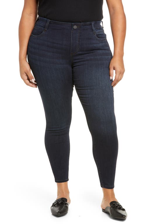 Los Angeles Gia Glider Pull-On Ankle Skinny Jeans in Dunmore Dark