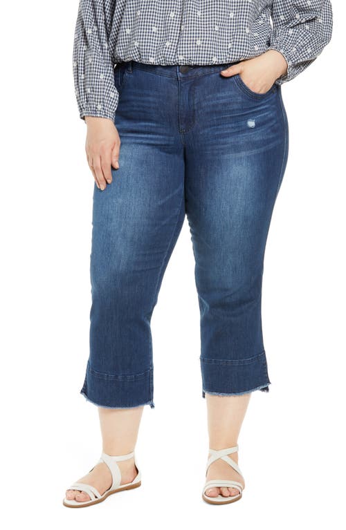 'Ab'Solution Fray Hem Kick Flare Jeans