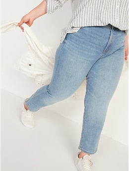 Old Navy High-Waisted Power Slim Straight Jeans For Women – Search