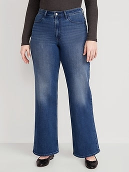 Følsom dvs. performer High-Waisted Wow Wide-Leg Jeans for Women – Search By Inseam