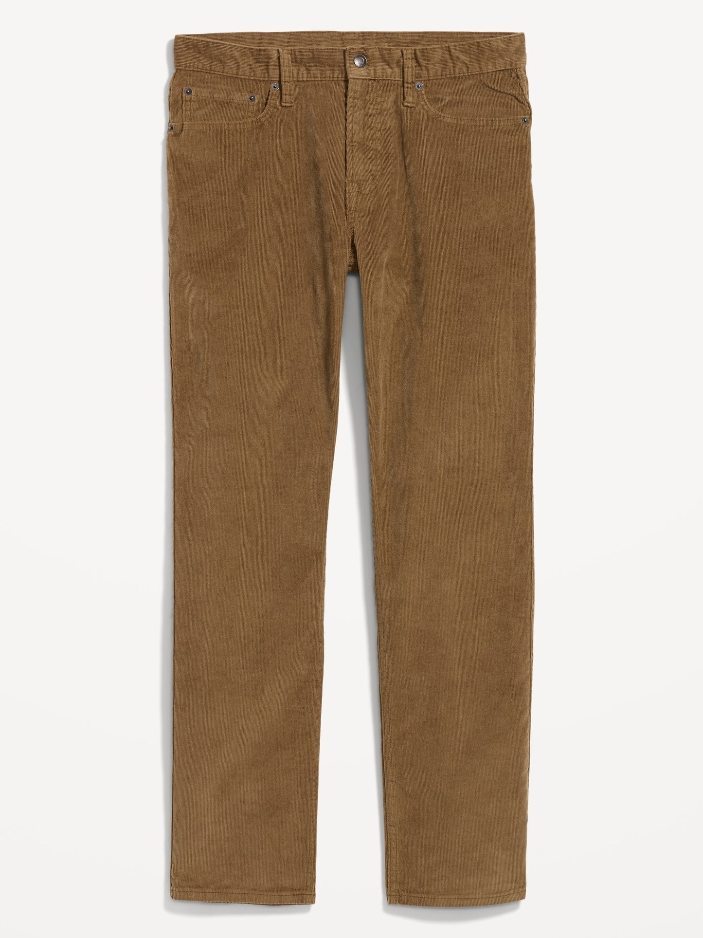 Straight Five-Pocket Corduroy Pants for Men