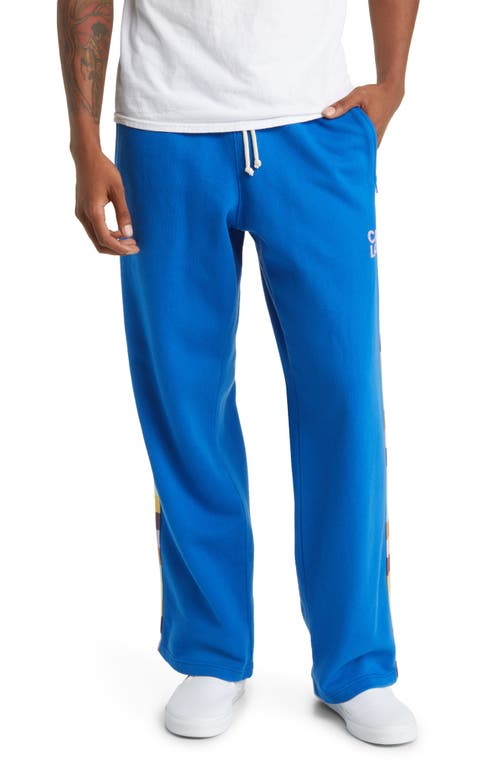 KROST x HASBRO Boardwalk Stripe Sweatpants in Snorkel Blue