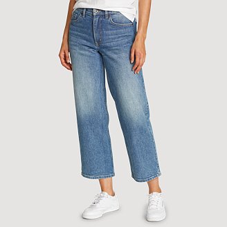 Low-stretch High-Rise Cropped Jeans: 25-29" Inseams