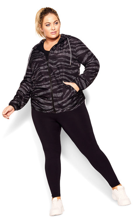 Color Block Legging - pewter