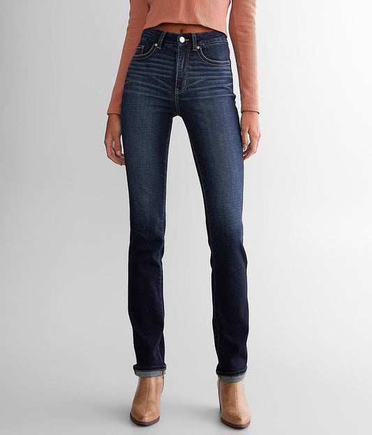 Billie Straight Stretch Cuffed Jean