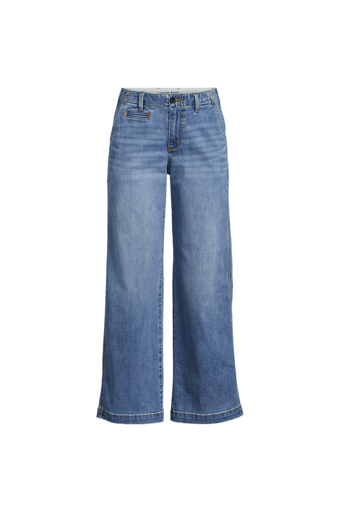 Petite Wide Leg Jeans: 25.5" & 28" Inseams