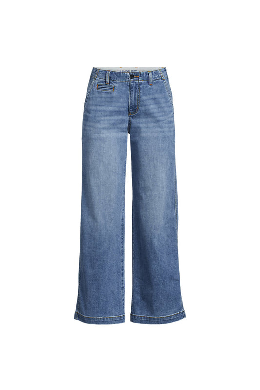 Petite Wide Leg Jeans: 25.5" & 28" Inseams