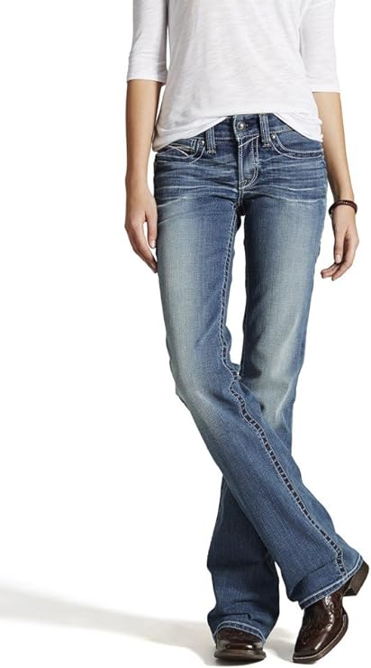 Women's R.E.A.L Mid Rise Boot Cut Jean