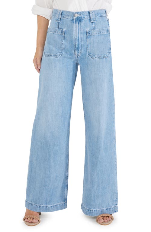 Devon High Waist Wide Leg Jeans in Mountain Air