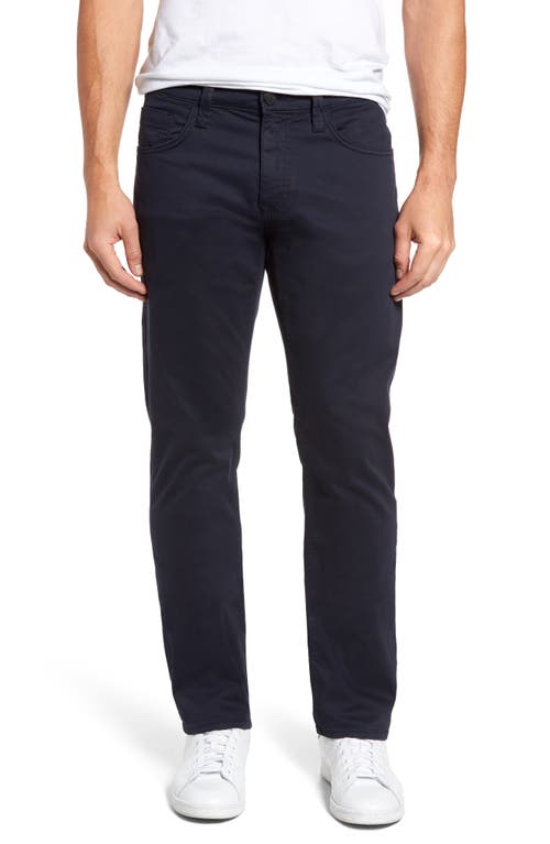 Mavi Jeans Zach Straight Leg Twill Pants in Dark Navy Twill