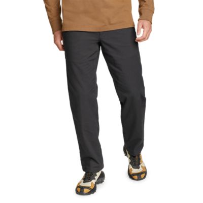 Eddie Bauer Men's Snowcat Fleece-Lined Canvas Pants