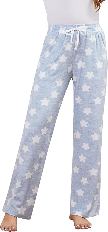 Drawstring Waist Pajama Pants: 32", 34", 36" Inseam