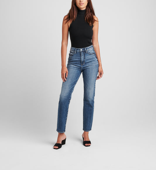 Aikins High Rise Straight Leg Jeans